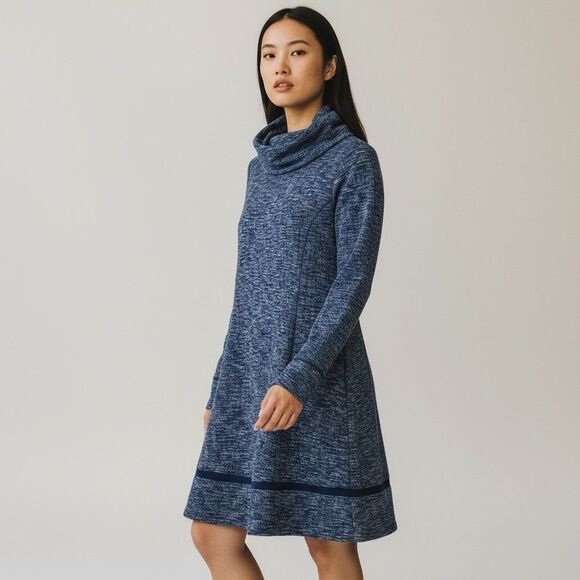 Rabbit Rabbit Designs Dress Womens 10 Cowl Neck Long Sleeve Pockets Pullover - Picture 1 of 16